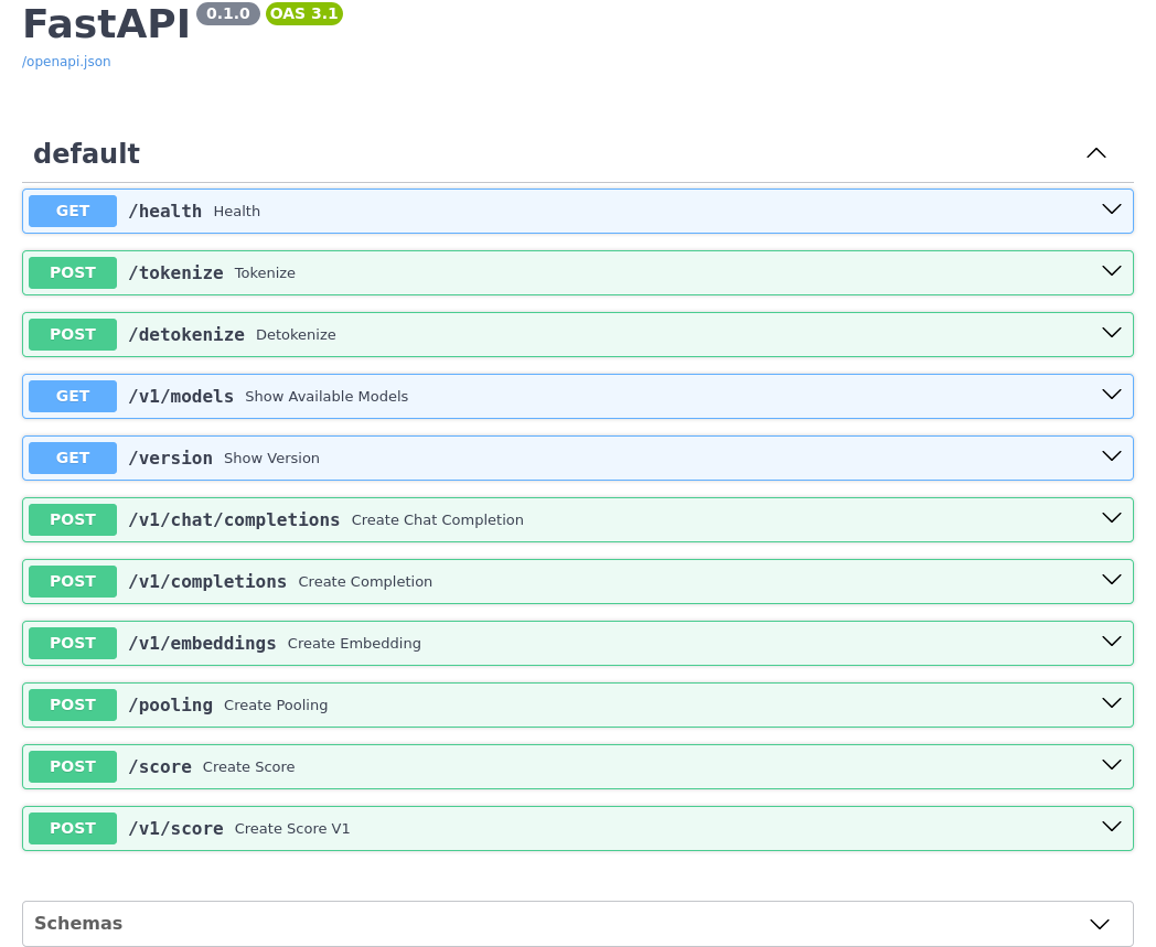 OpenAI FastAPI